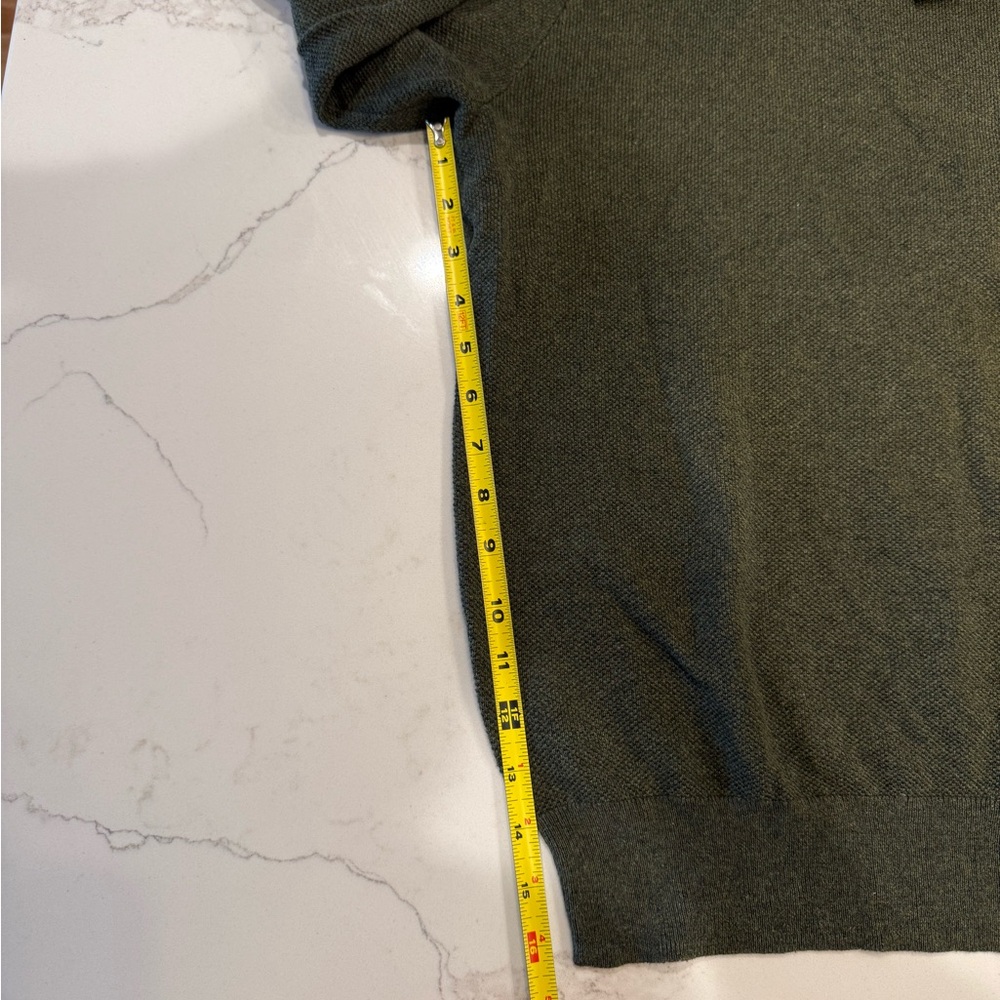 J. Crew Men's Olive Crewneck Sweater - Picture 12 of 13